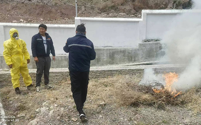 德欽縣污水處理廠應(yīng)急培訓(xùn)、實(shí)操演練